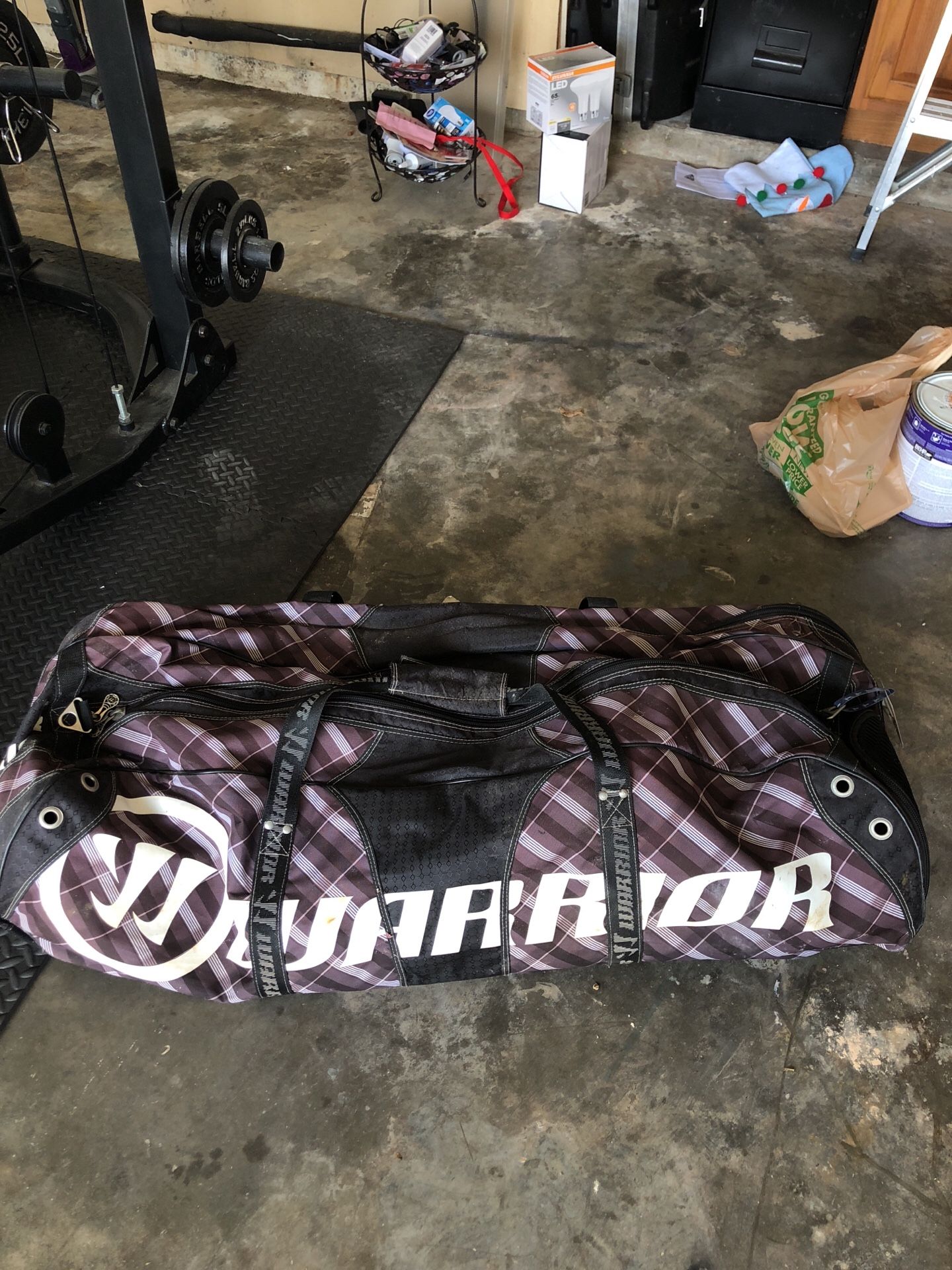 Warrior lacrosse duffle bag