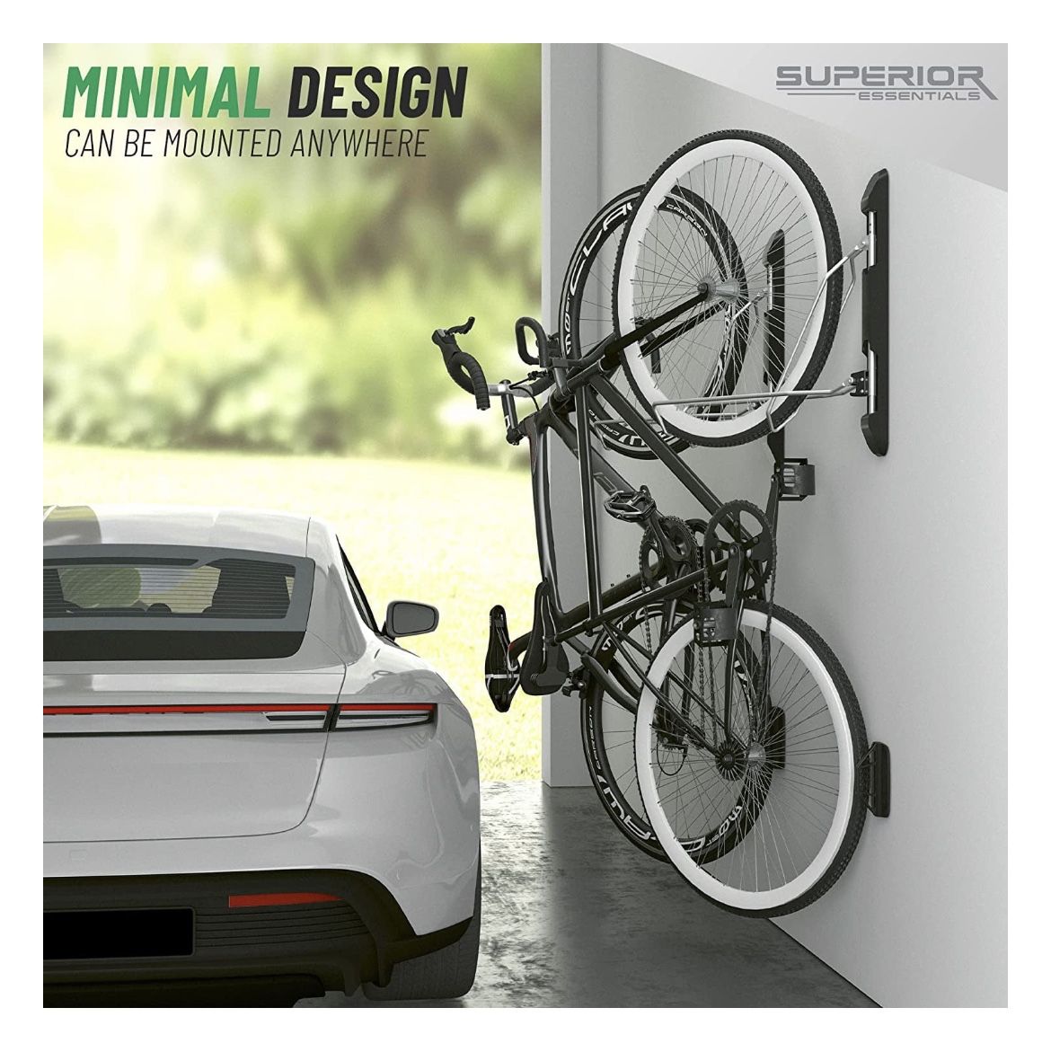 NEW Superior Essentials Wall-mounted Bike Storage Rack