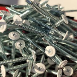 White Head Screws