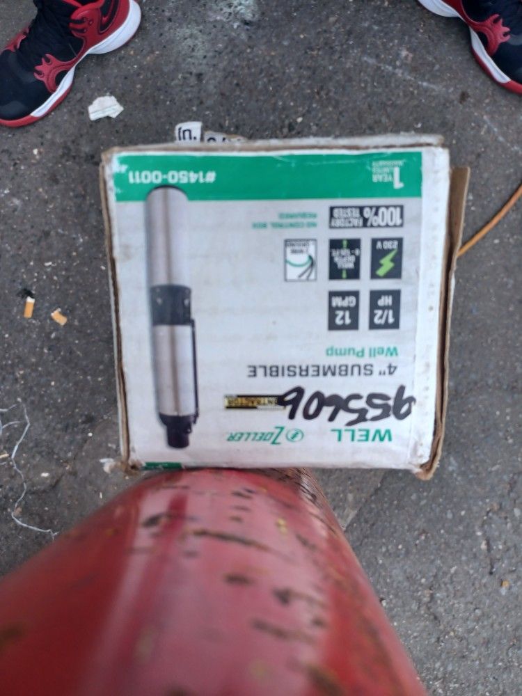 Zoeller Pump 4 Inch Submersible 1/2 Hp