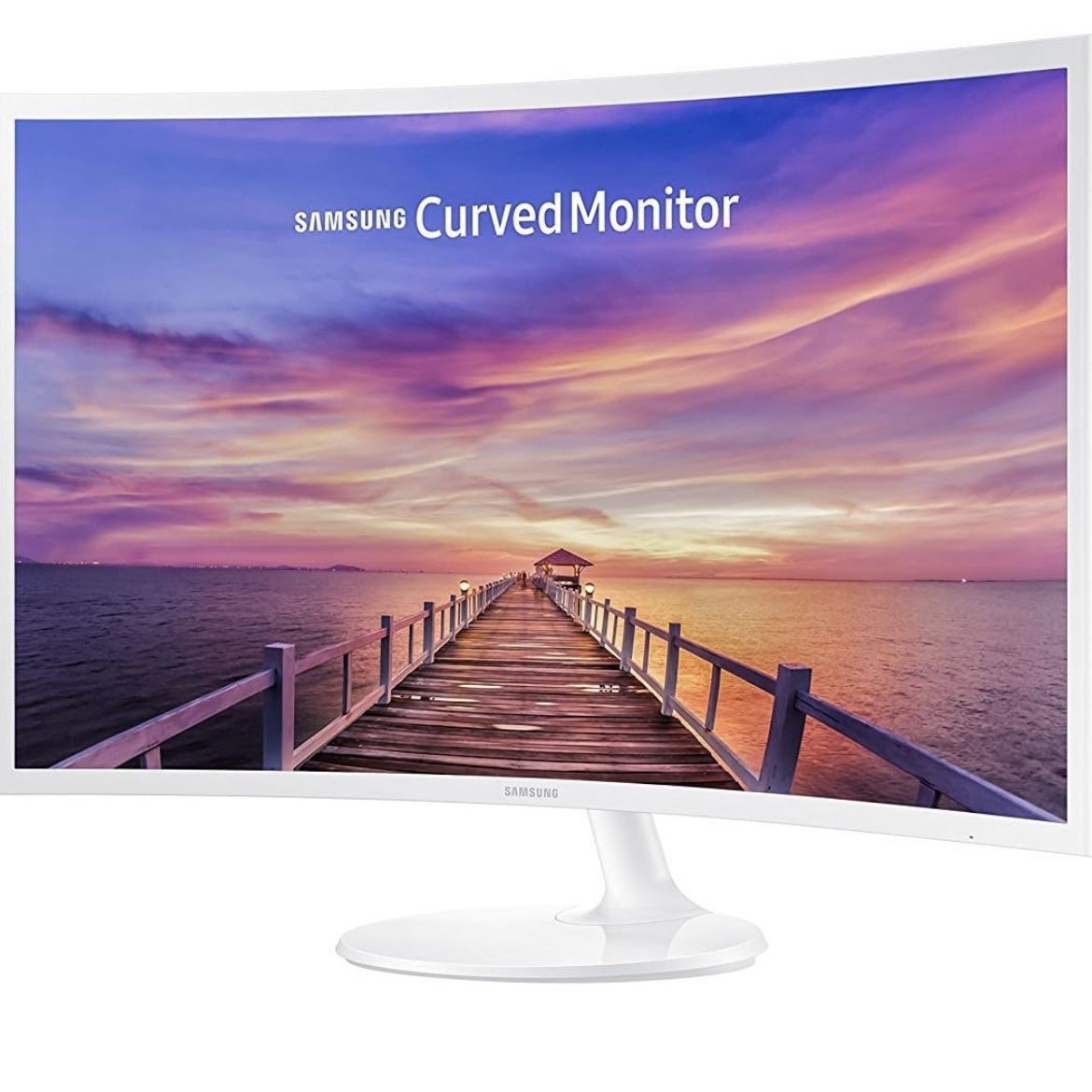 SAMSUNG 32-Inch Widescreen FHD Curved LED Monitor, 1920x1080 Resolution, 16:9 Aspect Ratio, 4ms Response Time, 178 Degrees Viewing Angles, 3,000:1 Sta