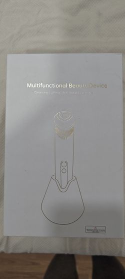 Multifunctional Beauty Device (6 in 1 Beauty Massager for Face, Eye, Neck with 5 Color Light Therapy)