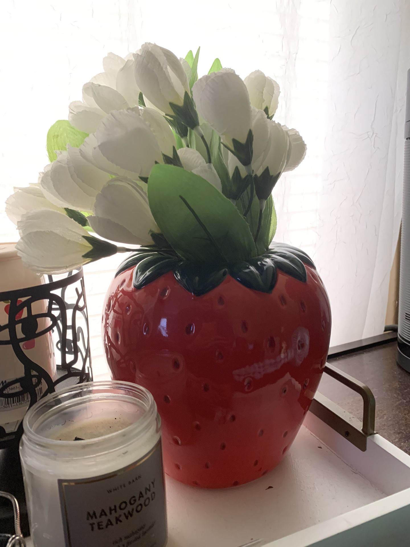 Strawberry Flower Vase 