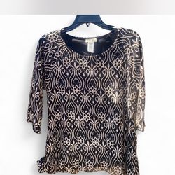  Very Pretty Lace Blouse Size Small