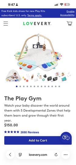 Baby play gym