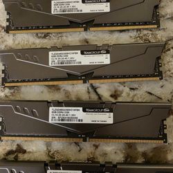32GB (4x8GB) DDR4 3200MHz RAM – TeamGroup T-Force Vulcan Z