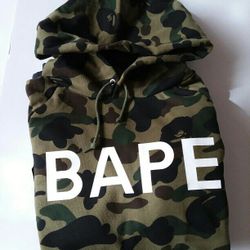 A Bathing Ape Half Hoodie Half Windbreaker Jacket By Bape Japan 