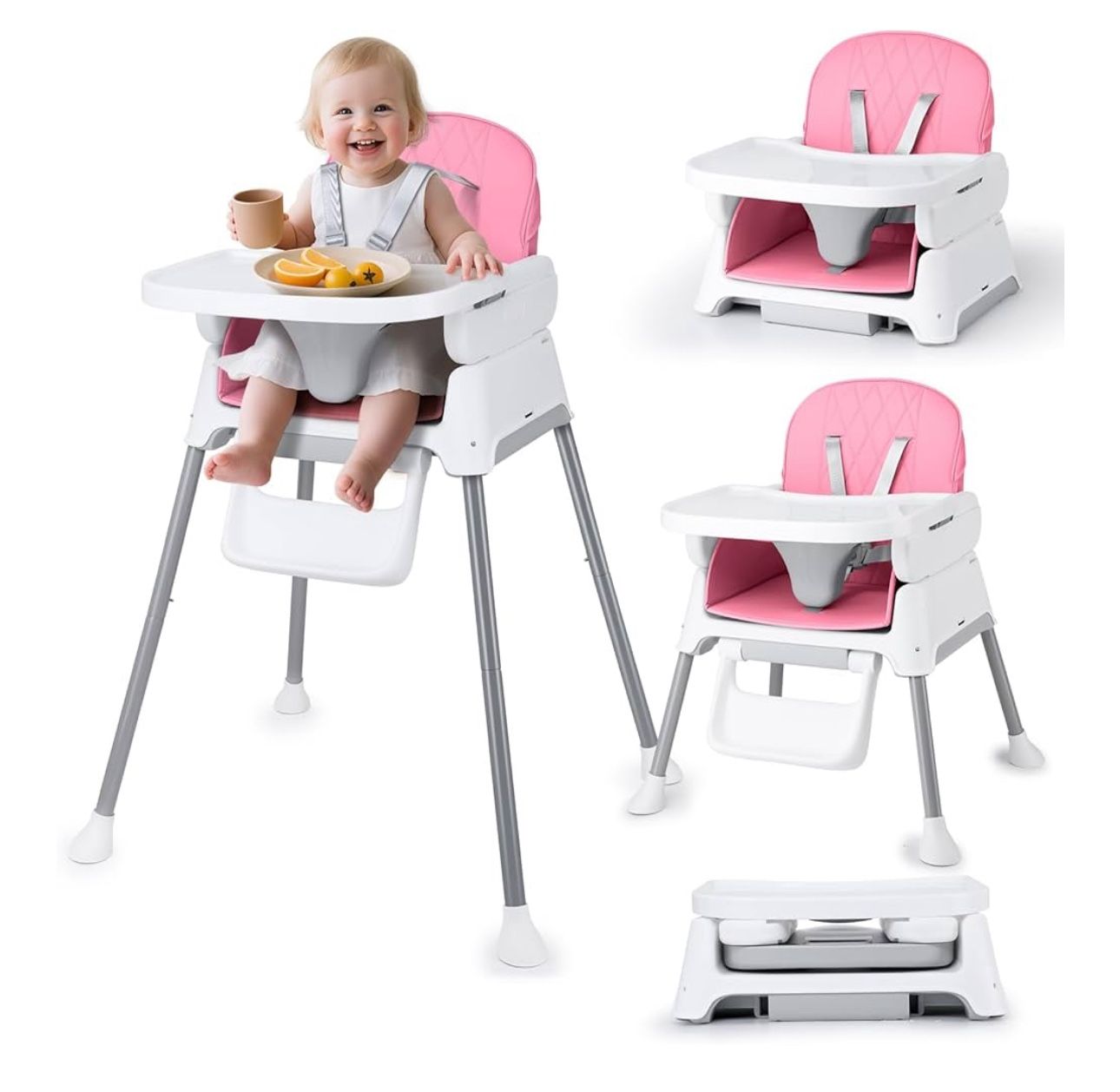 New Foldable Baby High Chair – Feeding & Play