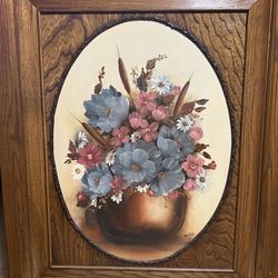 Vintage / Antique floral oil painting