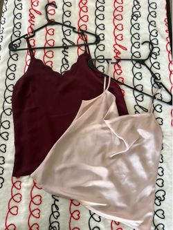 Satin Cami Tops Bundle Set of 2