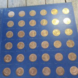 1968 Pesidential Hall Of Fame Bronze Coins