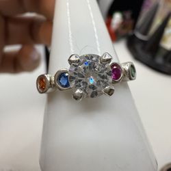 925 Sterling Silver Ring High Quality # 9