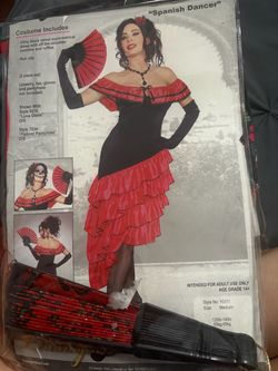 Holloween Costume Spanish Dancer Size y