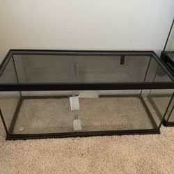 Long Reptile Tank with Divider 