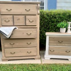 Chest Of Drawers With Matching Night Stand