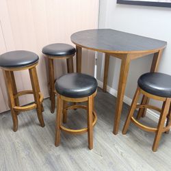 Bar Height Table And 4 Stools