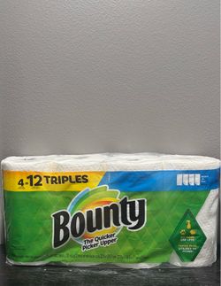 Bounty Select-A-Size Paper Towels 4 Triple Rolls