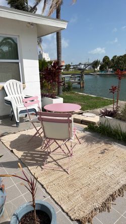 Three piece outdoor patio set