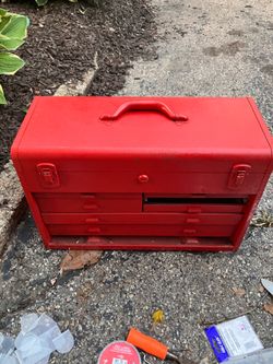 vintage snap on tool box