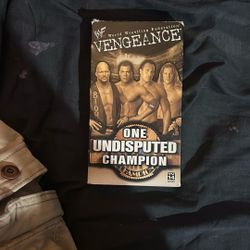 Wwf Wwe Vengeance 2001 Vhs tape