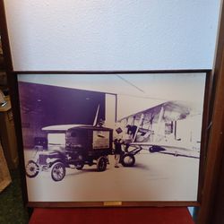 Antique Boeing Facility Wall Art 31"×41"