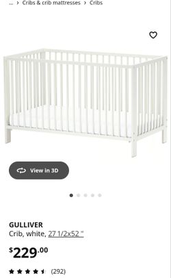 Ikea Gulliver Crib Daybed Toddler Wood