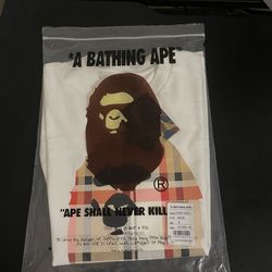 Bapa t-shirt Brand new white color size small only pick up