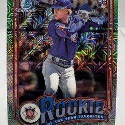 2024 🏆 3 CARD LOT 🏆 Pete Crow Arms Green Mojo Refractor Plus 2 Other Cards 