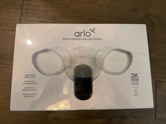 Arlo Wired Floodlight Security Camera 2K HDR