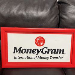 Money Gram Antique Sign 