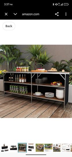 Portable camping table