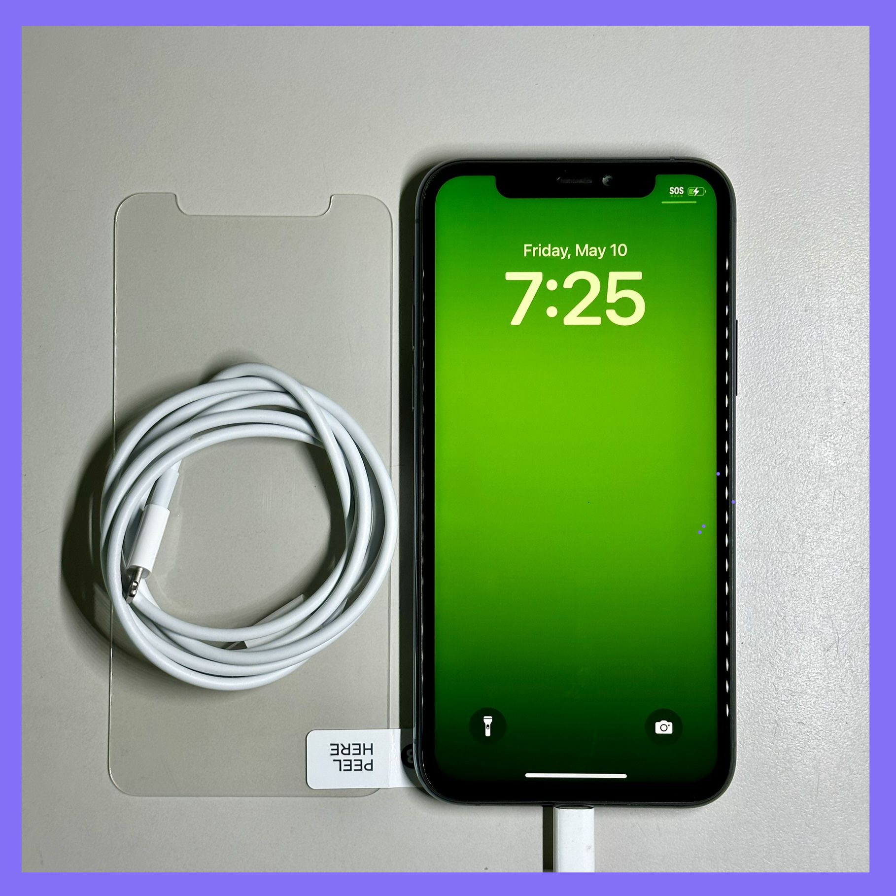 iPhone 11 Pro 256gb Unlocked Free Charging Cable Screen Protector 