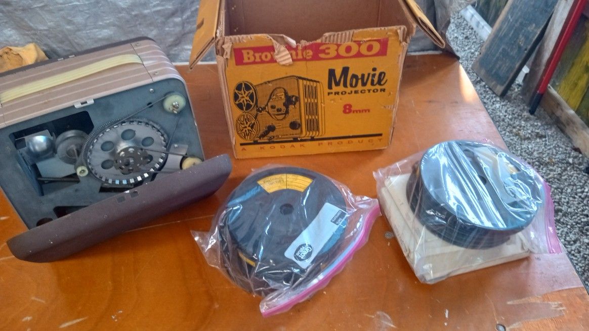 8 Mm Projector With Elvis Movie And Sullivan Show