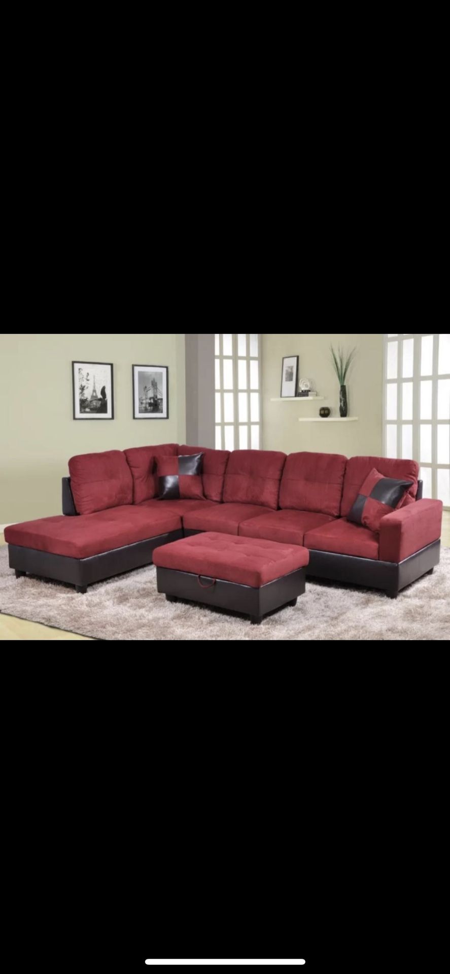 Red Sectional