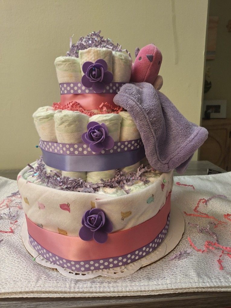 Bird Diaper Cake