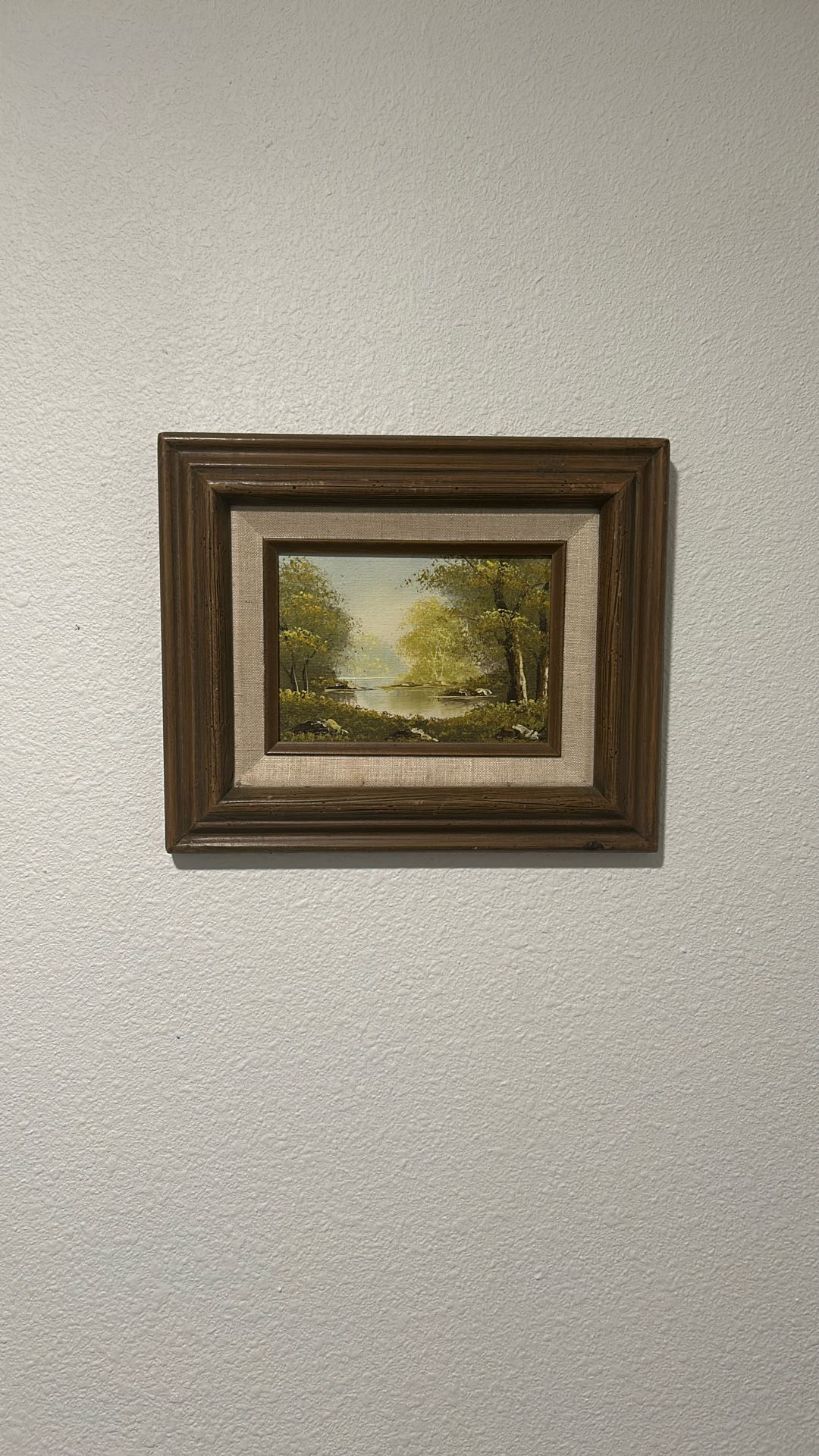 Oil Pastel Painting Width 12” X Tall 9 1/2”