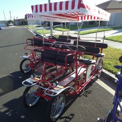 1 - 4 Seater Limo Surrey Bike Quadricycle For Sale NICE!