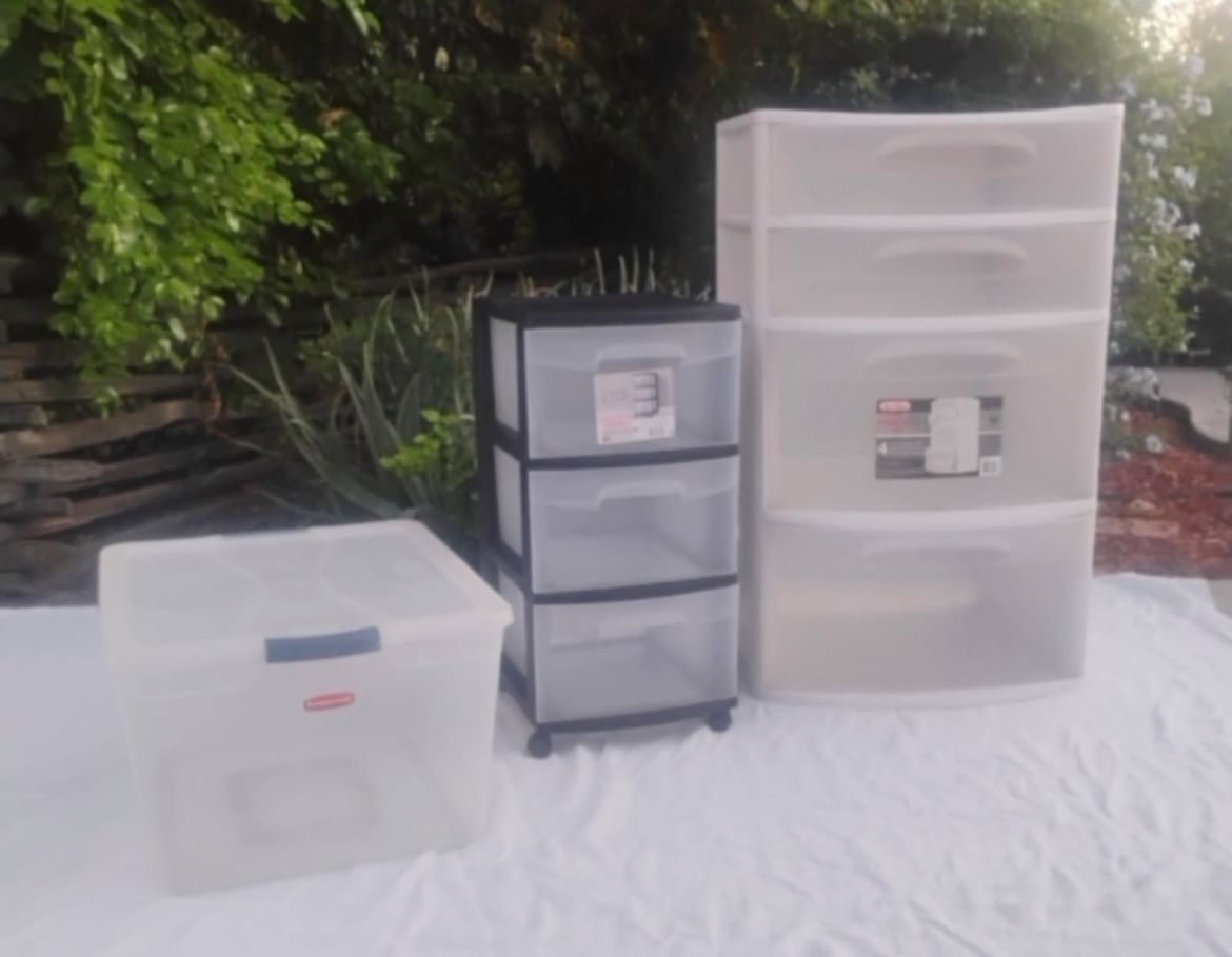 Storage Bin and Drawers Large Storage Drawers 35" W X 37" T X 21 1/2" D