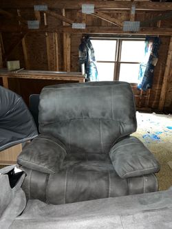 Power reclining  couch and chair