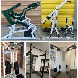 Gym Fitness Dumbbell Olympic Weight Plate Bar Barbell Power Squat Rack Bench Extension Chest Rower Rogue Treadmill Bike