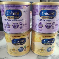 Enfamil GENTLELEASE & NEUROPRO 7.2 OZ ea.
