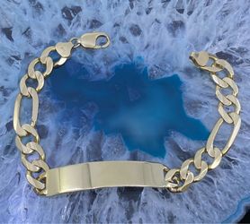 $5325 Yellow Gold ID Link Bracelet