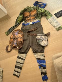 Ninja Turtle Leonardo Boys Halloween Costume Large