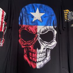 T-shirt Texas Skull