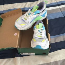 RS-X Airbrush Puma Sneakers Size 7C 