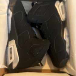 Jordan 6 Retro Chrome Metallic Silver (GS) Size 6.5y