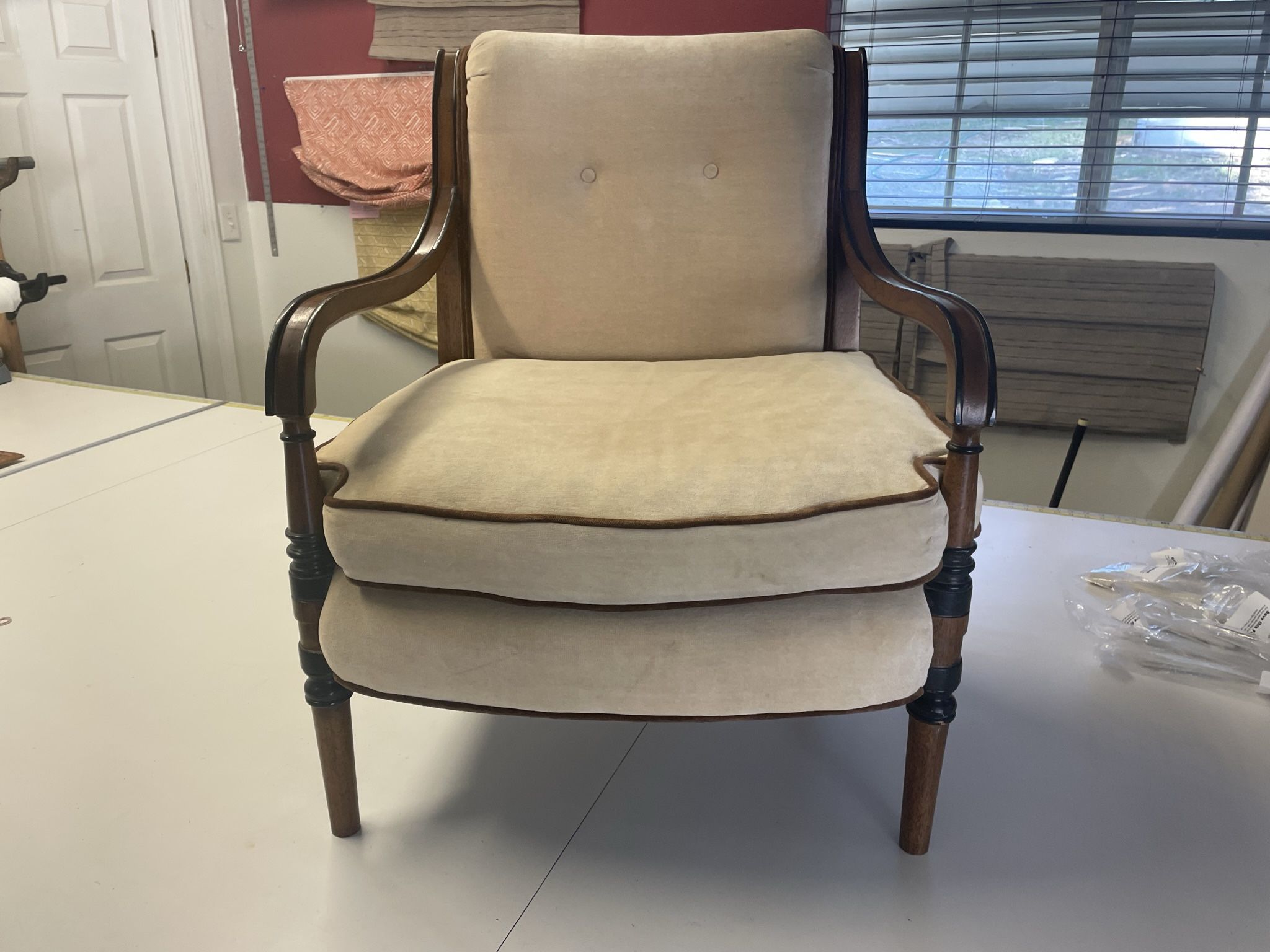 Vintage Tomlinson Furniture Arm Chair- 1979 Woodbury Collection 