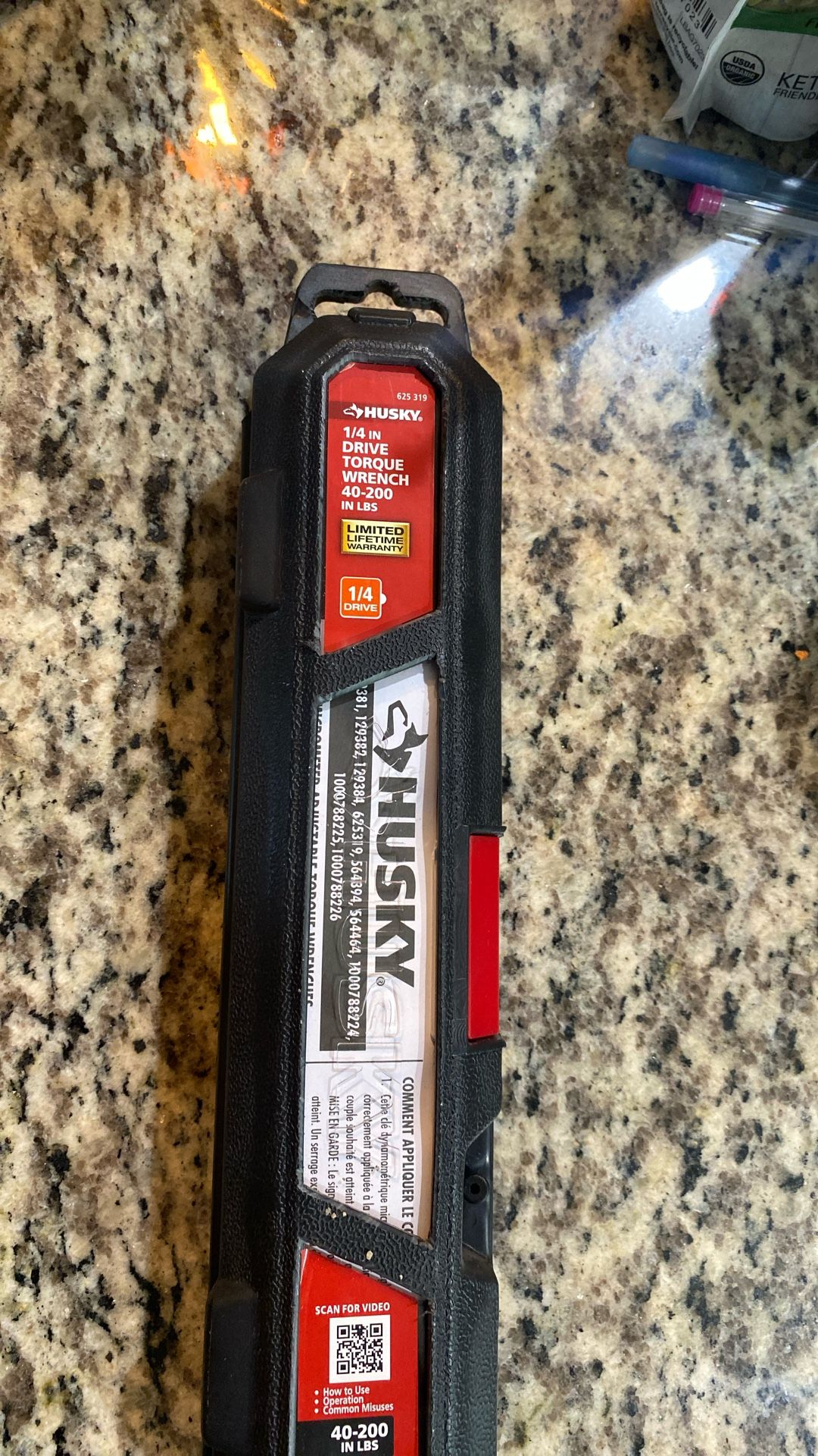 Husky 1/4 Drive Torque Wrench