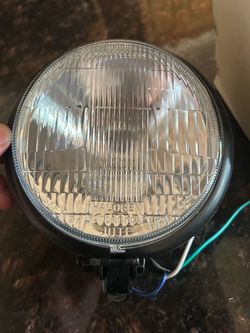 Bates style motorcycle headlight