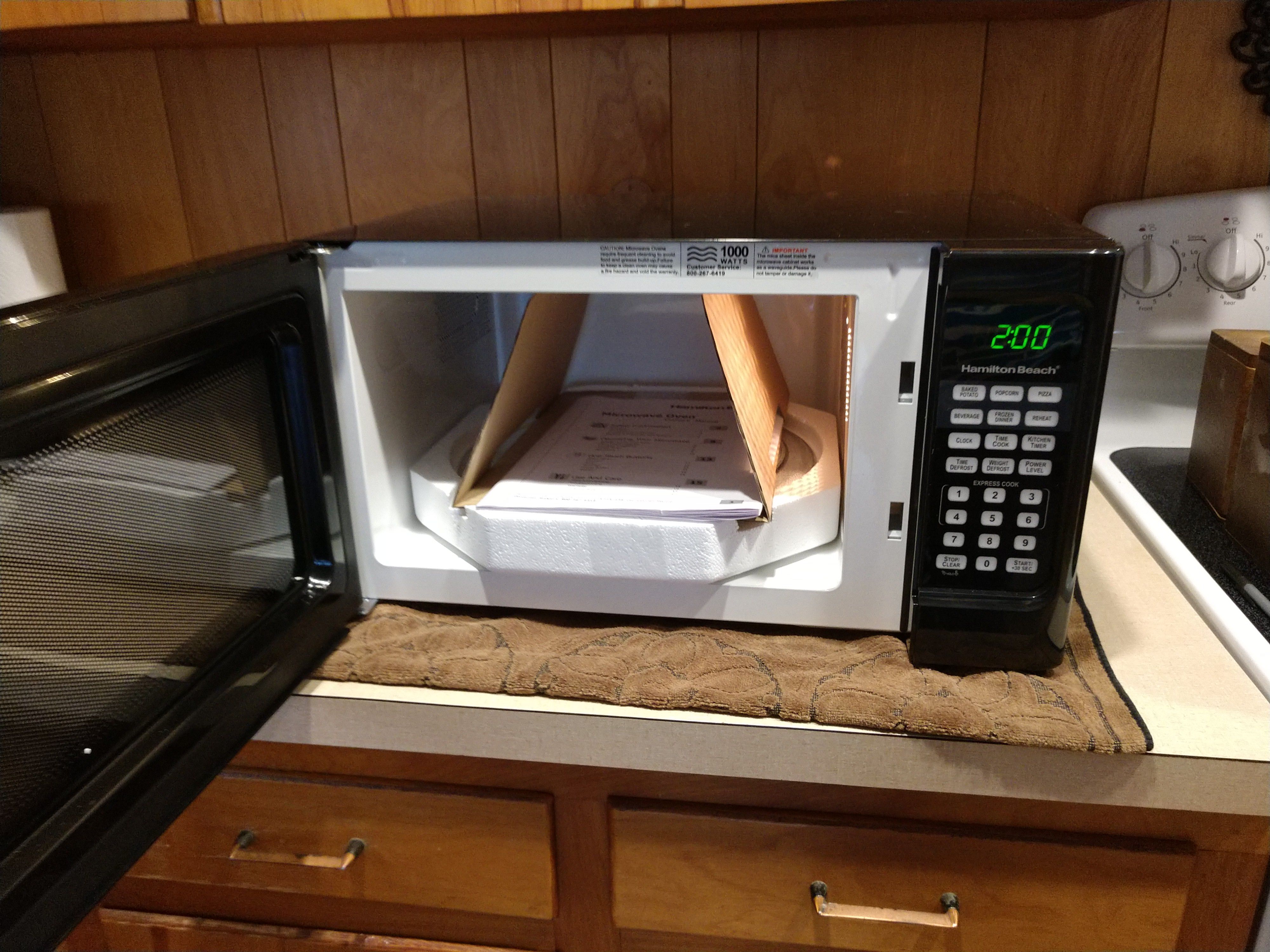 Hamilton Beach 1000W Countertop Microwave Oven - Sears Marketplace